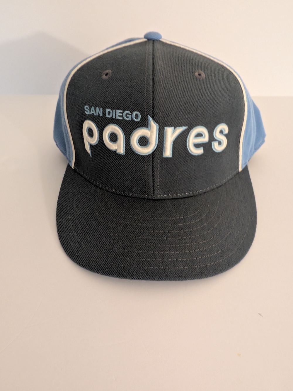 Vintage-Style American Needle San Diego Padres Wordmark "Freeze Out" Hat - Grey